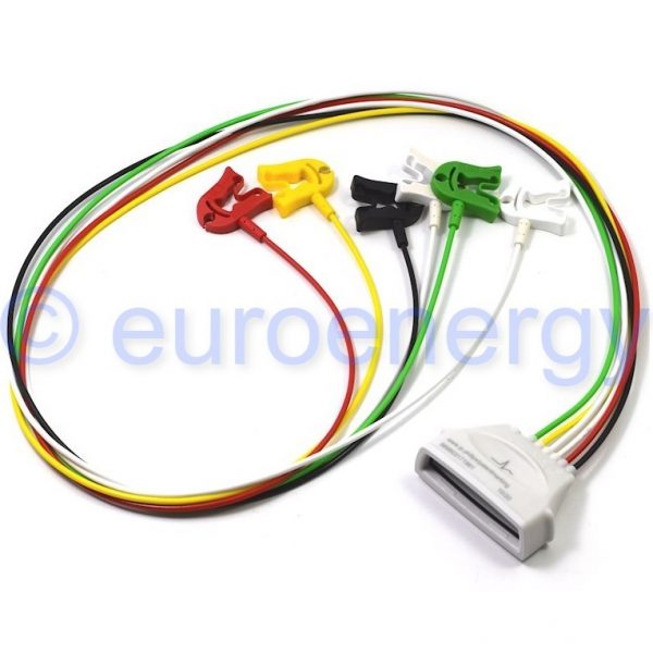 Philips Patient Cable ECG 6 lead Grabber IEC, Original Medical Telemetry Lead Set 989803171961 Original Medical Accessory 06221