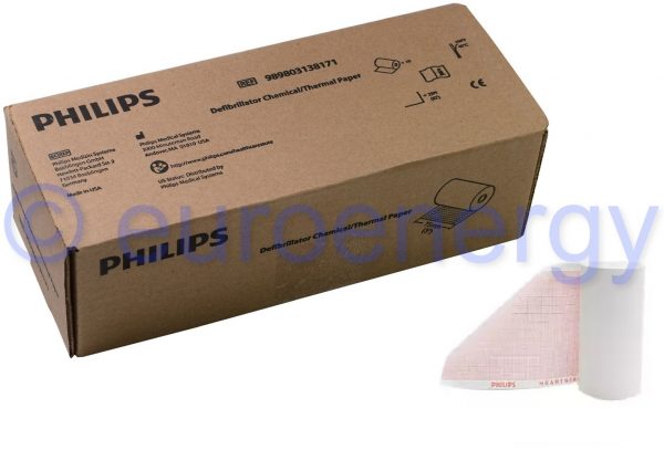 Philips MRx Wide Printer Defibrillator Recording Paper Original Medical Accessory 989803138171 06760