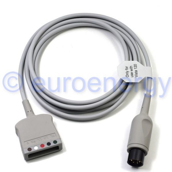 Draeger 5 lead IEC/AHA colour code 2606496 Original ECG trunk cable 06217