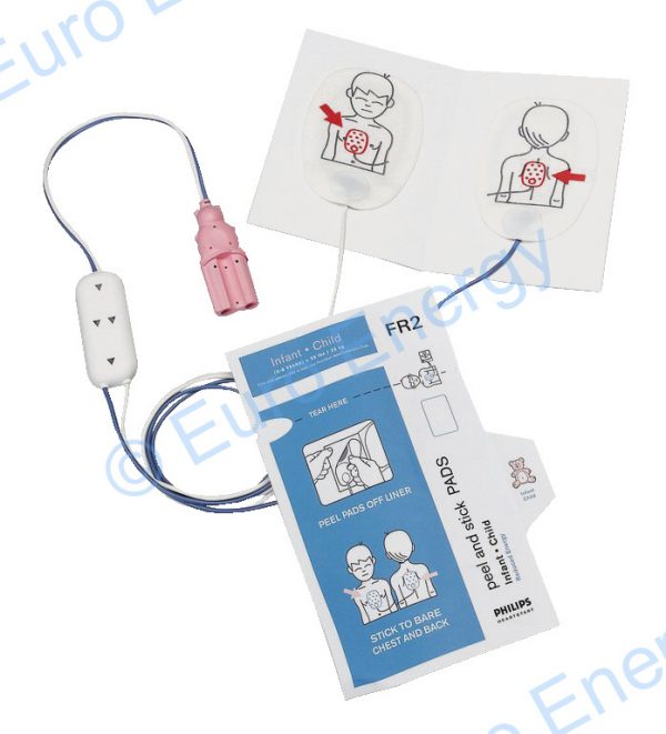 Philips HeartStart FR2 M3870A / 989803108851 Original Paediatric Pads 1 Pair