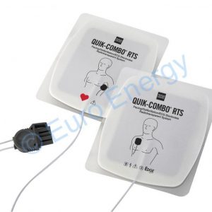 Physio Control Adult Original 11996-000090 Edge System Radio Transparent Electrodes with QUIK COMBO Connector