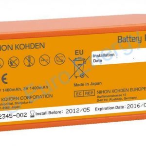 Nihon Kohden Cardiolife AED 2100 Series (Starting SN: 05128, 2 Years Standby) X216A/SB-212VK Original Medical Battery 02281