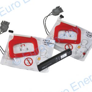 Physio Control CR+ AED CHARGE-PAK Original Battery 02248 with 2 Sets of Electrodes