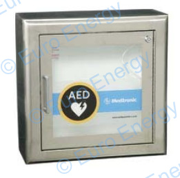 Physio Control Lifepak 1000 Original Medical AED Wall Cabinet with Alarm 7" return 11220-000076