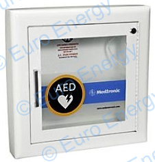 Physio Control Lifepak 1000 AED Original Medical Wall Cabinet with Alarm 3" return 11220-000077
