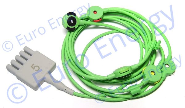 Draeger Monolead 5 (Limb) 5 Dual Pin MS16161 Original ECG Cable 06097