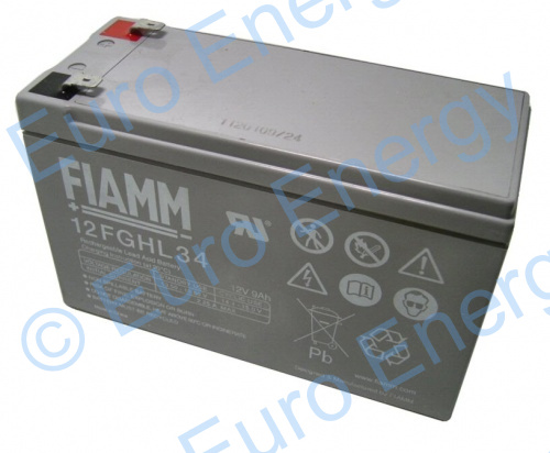 Fiamm 12FGHL34 AGM Sealed Lead Acid Battery 04268