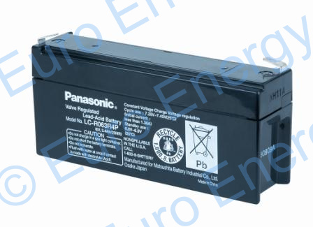 Panasonic LC-R063R4 AGM Sealed Lead Acid Battery 04212