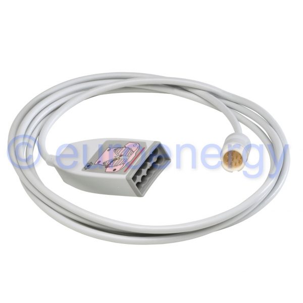 Philips 5+5 ECG IEC 10-lead AAMI / IEC Original Medical Trunk Cable M1949A / 989803125831