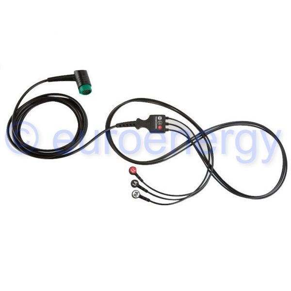 Physio Control 3-Wire Lifepak 20e Original Medical ECG Cable 11110-000029