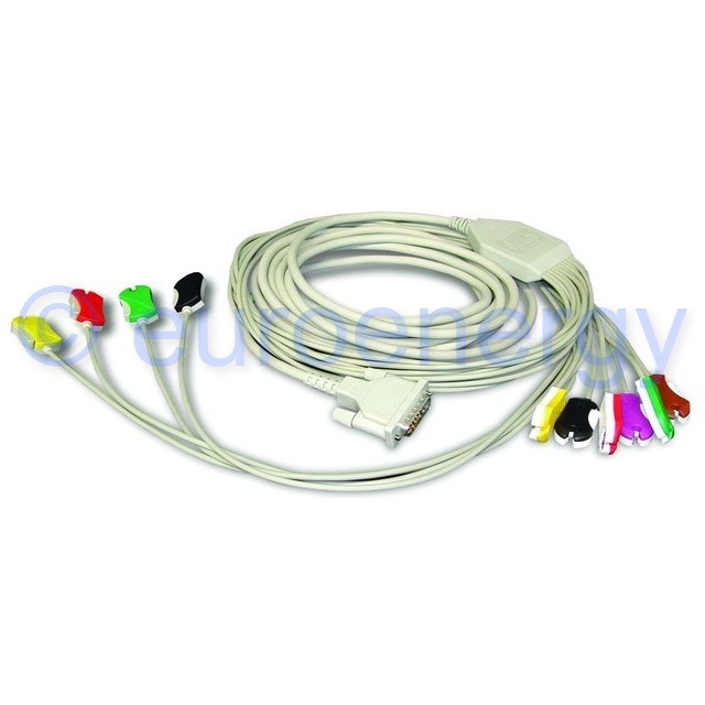 Schiller 10-Lead Patient Cable Clip Type 3.5m IEC Original Cardiovit 2.400115 Medical Accessory 06073