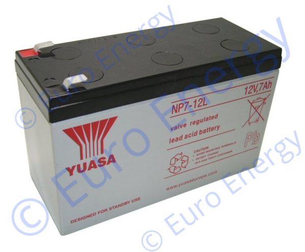 Yuasa NP7-12L AGM Sealed Lead Acid Battery 04174