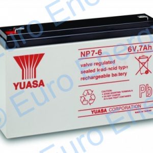 Yuasa NP7-6 AGM Sealed Lead Acid Battery 04116