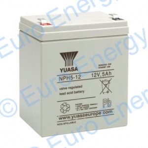 Yuasa NPH5-12 AGM Sealed Lead Acid Battery 04160