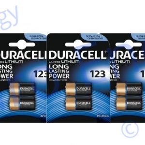 Zoll AED+ Set of 10 Duracell Ultra DL123 Cells