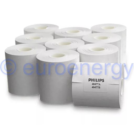 Philips Thermal Array Recorder Paper - 10 Rolls 40477A / 989803101571 Original Medical Accessory 06567