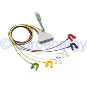 Philips Patient Cable ECG 6 Lead Grabber IEC+SpO2, Telemetry Lead Set 989803171971 Original Medical Accessory 06196