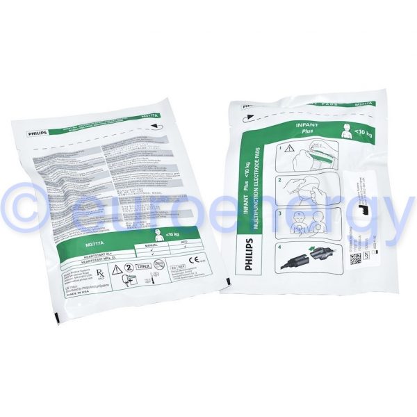 Philips Multifunction Infant Disposable Electrode Pads, 5 Sets M3717A / 989803107821 Original Medical Accessory 06752