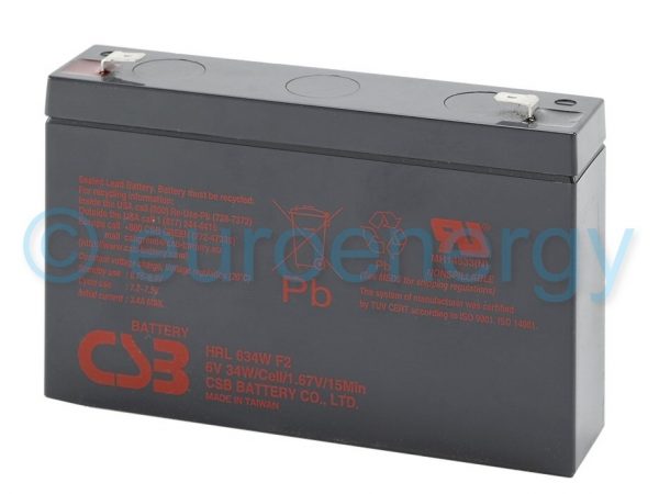 CSB HRL634WF2 Lead Acid Battery 04420