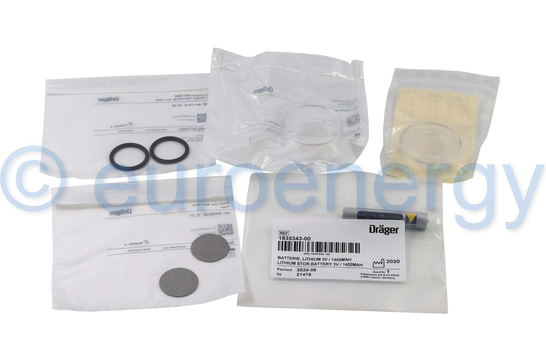 Draeger Evita XL Ventilator Adult 2 Year PM Kit MX08225A Original Medical Accessory