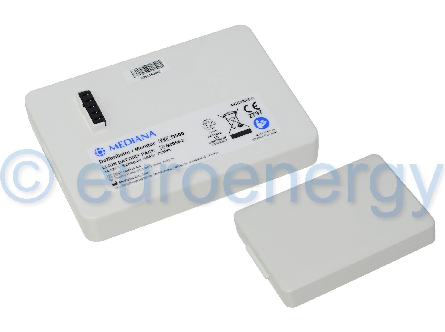 Mediana D500 Defibrillator Original Medical Battery M0058-O