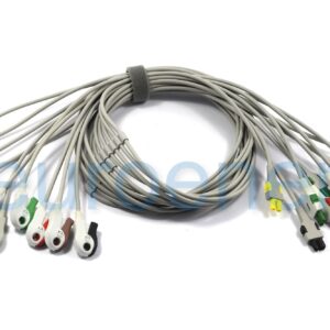 GE ECG Leadwire Set, Base 10, Grabber, IEC Original Medical Accessory 2104748-001