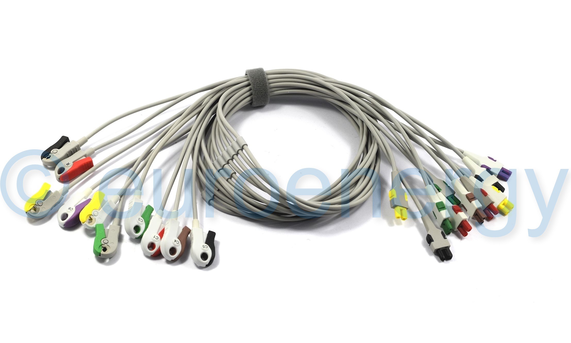 GE ECG Leadwire Set, Base 10, Grabber, IEC Original Medical Accessory 2104748-001