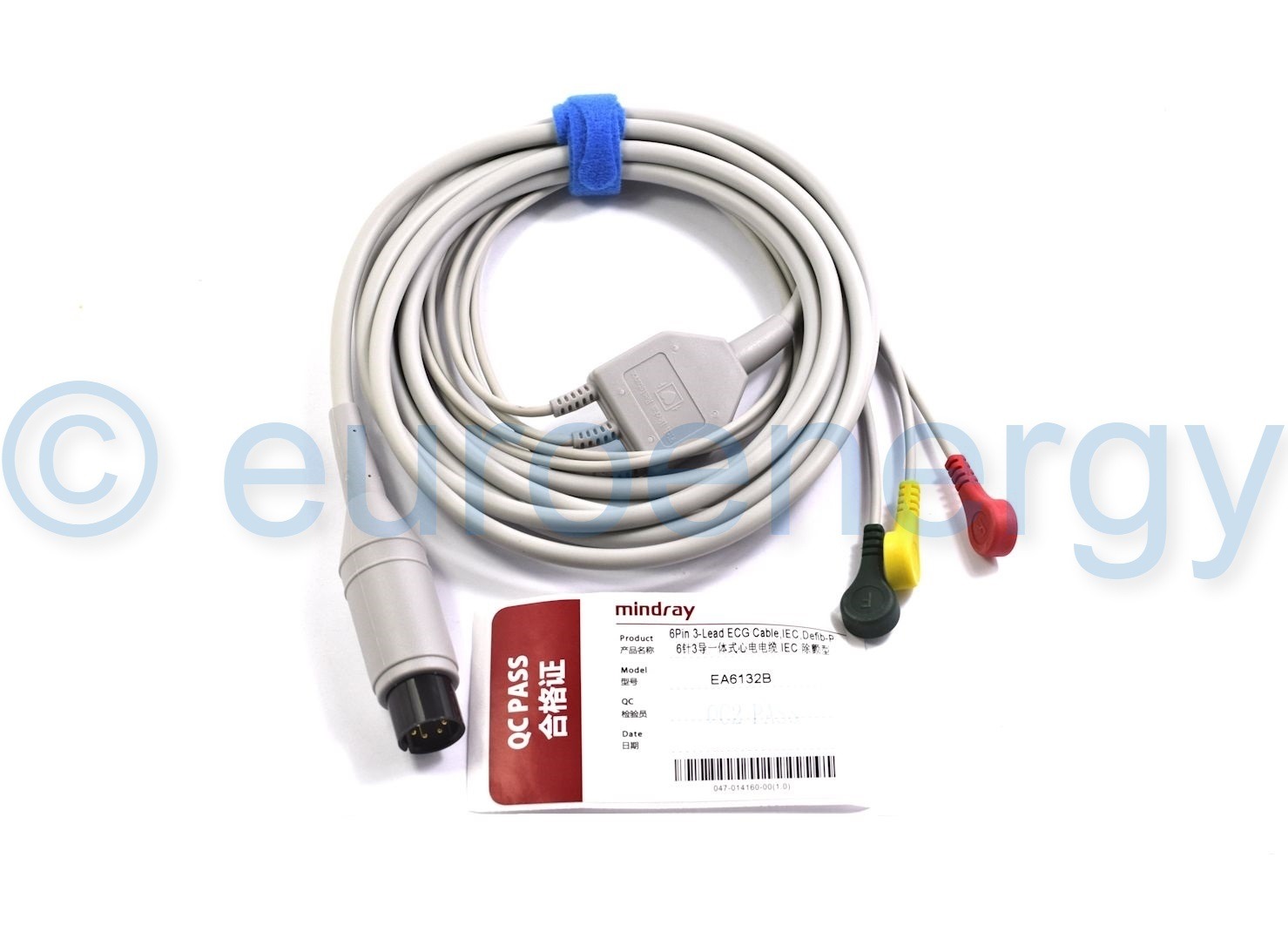 Mindray 3-Lead ECG Cable 0010-30-12247 Original Medical Accessory