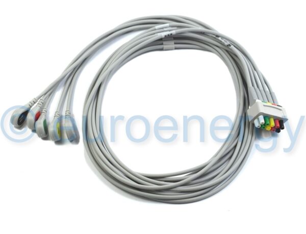 GE 5-lead IEC ECG Leadwire Set Original Medical Accessory 2106381-004