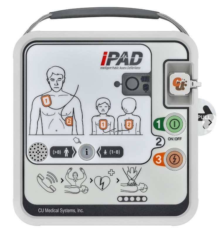 CU Medical iPad SPR AED - Semi Automatic Defibrillator