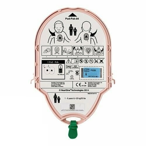 Heartsine Pad-Pak-04 Pediatric-Pak Combined Battery & Paediatric Electrode Cartridge