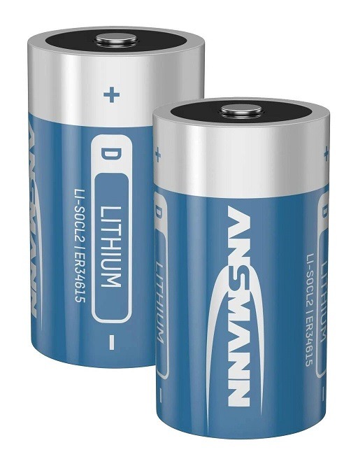 Ansmann ER34615 Lithium Primary D Cell Battery 1524-0005