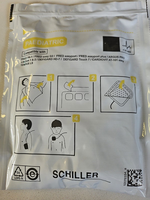 Schiller FRED PA-1 Paediatric Electrodes Original Medical Accessory